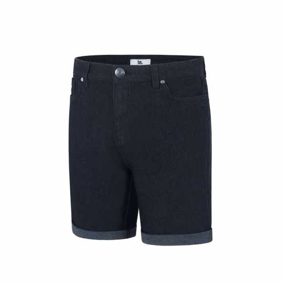 Дънкови Къси Панталони Be You Knee-Length Denim Shorts Черно 