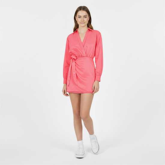 Рокля-Риза Draped Shirt Dress  