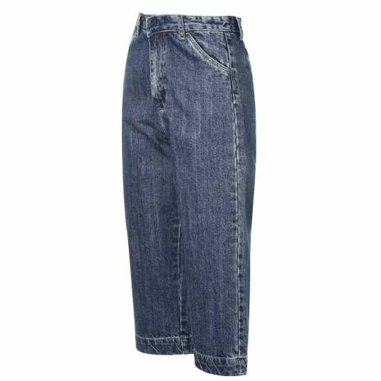 Soulcal Crop Wide Leg Jeans Ladies  - Дамско облекло плюс размер