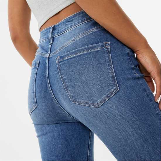 Jack Wills Toni Skinny High Rise Jeans Mid Wash Дамски дънки