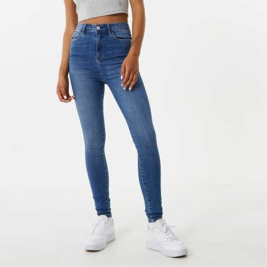 Jack Wills Toni Skinny High Rise Jeans Средно перо Дамски дънки