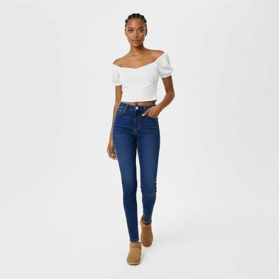 Jack Wills Toni Skinny High Rise Jeans Средно перо 