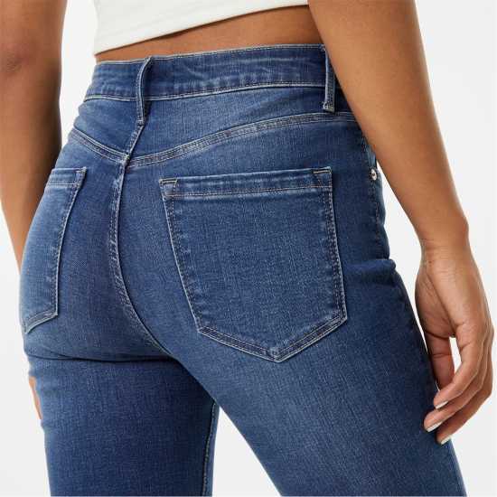 Вталени Дънки Jack Wills Wills Aimie Modern Skinny Jeans Средно индиго Дамски дънки