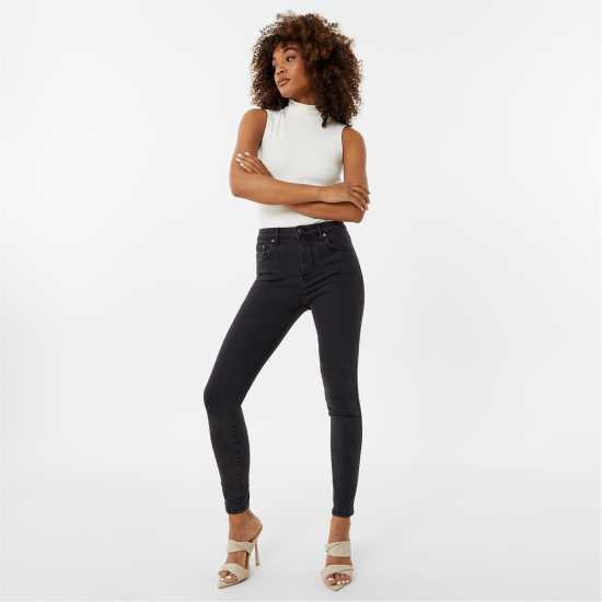 Дамски дънки Вталени Дънки Jack Wills Wills Aimie Modern Skinny Jeans Прано черно Вталени Дънки Jack Wills Wills Aimie Modern Skinny Jeans Прано черно Дамски дънки