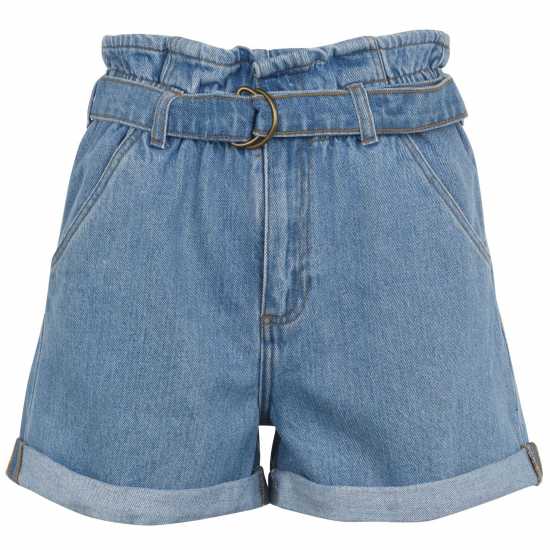 Soulcal Дамски Шорти Paper Bag Shorts Ladies  Дамски къси панталони