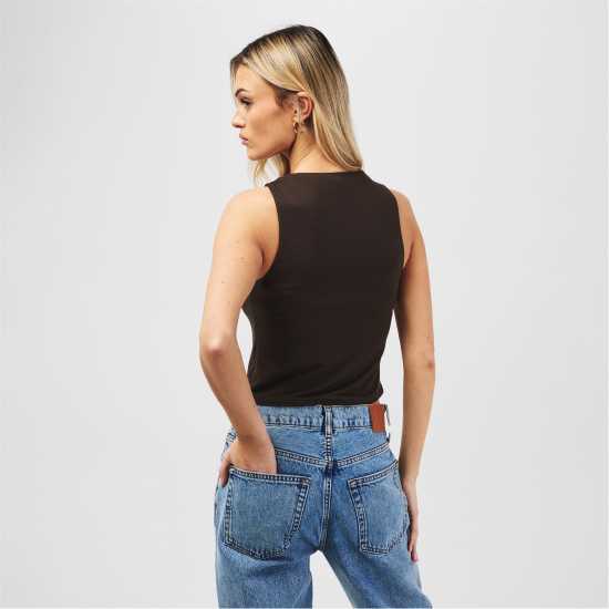 Плетен Елек Jack Wills Knit Vest  Дамски тениски и фланелки