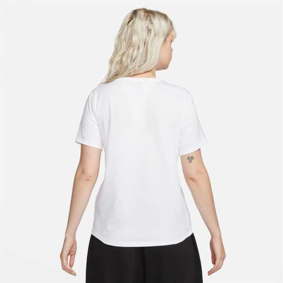 Nike Sportswear Women's Club T-Shirt Бяло Дамски тениски и фланелки