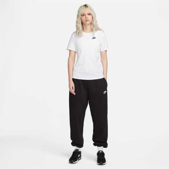 Nike Sportswear Women's Club T-Shirt Бяло Дамски тениски и фланелки