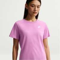 Nike Sportswear Women's Club T-Shirt Light Magenta Дамски тениски и фланелки