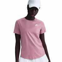 Nike Sportswear Women's Club T-Shirt Elemental Pink Дамски тениски и фланелки