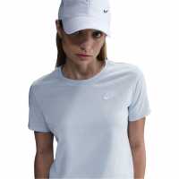 Nike Sportswear Women's Club T-Shirt Синьо оттенък Дамски тениски и фланелки