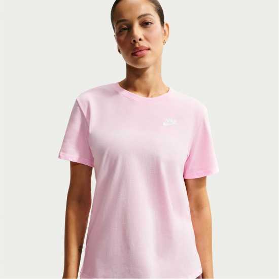 Nike Sportswear Women's Club T-Shirt Pink Foam 