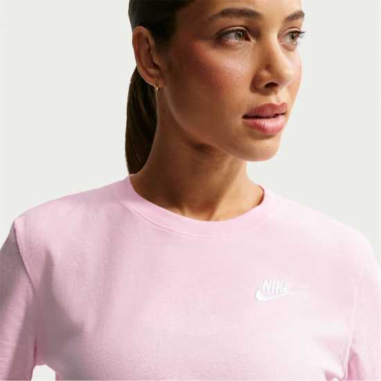 Nike Sportswear Women's Club T-Shirt Pink Foam 