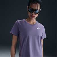 Nike Sportswear Women's Club T-Shirt Прахав аметист 