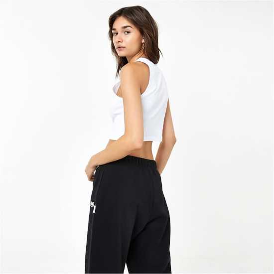 Lonsdale Дамски Потник Essential Tank Top Womens Бяло Дамски тениски и фланелки