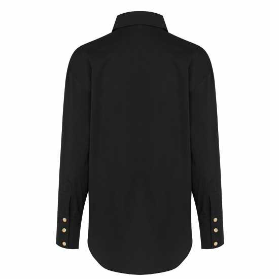 Biba Branded Shirt Ladies Черно Дамски ризи и тениски
