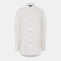 Biba Branded Shirt Ladies Бяло Дамски ризи и тениски