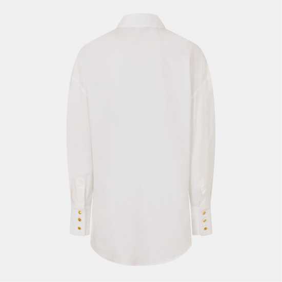 Biba Branded Shirt Ladies Бяло Дамски ризи и тениски