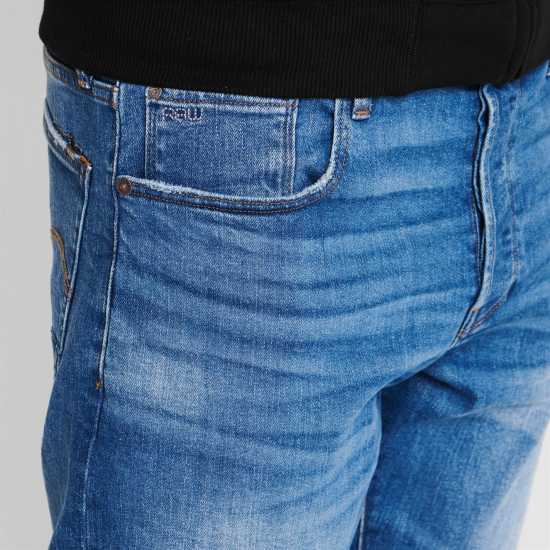 G Star 3301 Regular Tapered Jeans Azure - 