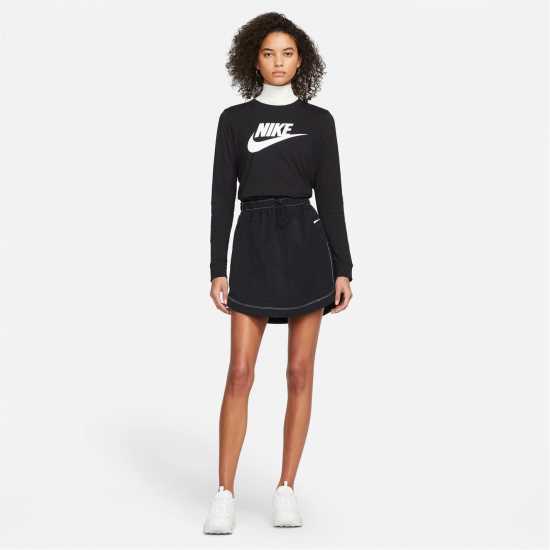 Nike Тениска Futura Long Sleeve T Shirt Womens  Дамски тениски с яка