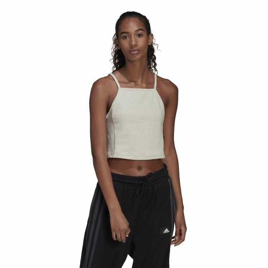 Дамски тениски и фланелки Adidas Дамски Потник Studio Lounge Rib Tank Top Womens Adidas Дамски Потник Studio Lounge Rib Tank Top Womens Дамски тениски и фланелки