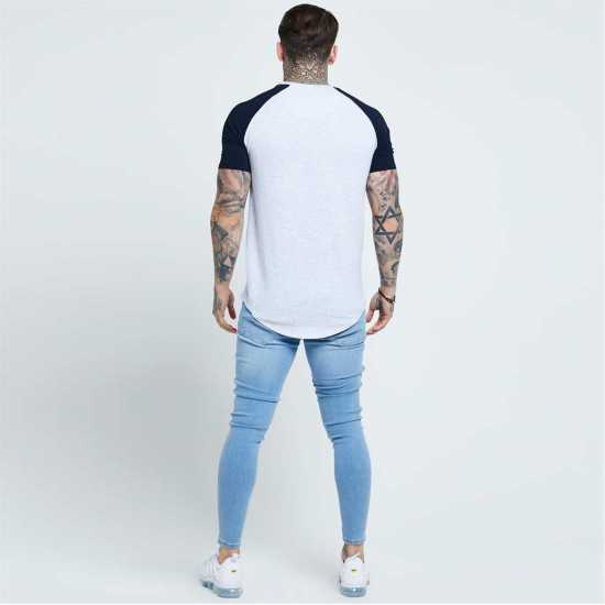 SikSilk Men's Low Rise Ripped Skinny Jeans Вталени Дънки Siksilk Men's Low Rise Ripped Skinny Jeans