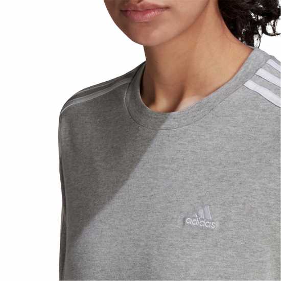 Adidas Тениска Essential T Shirt Womens Grey Дамски тениски и фланелки