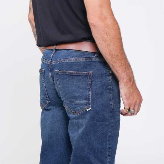 Firetrap Belted Jeans Reg Dark Wash Мъжки дънки