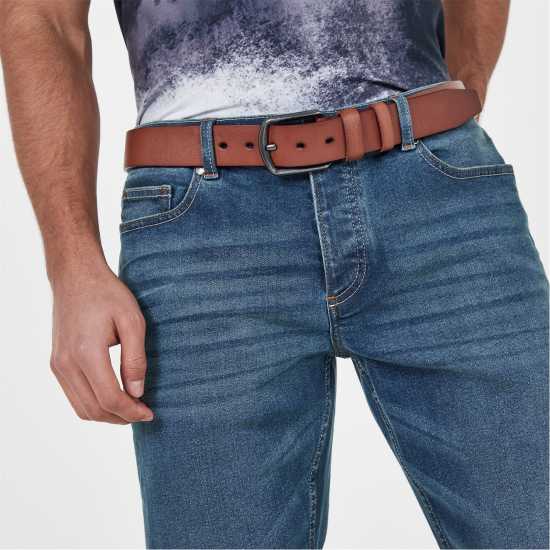 Firetrap Belted Jeans Reg Mid Wash Мъжки дънки