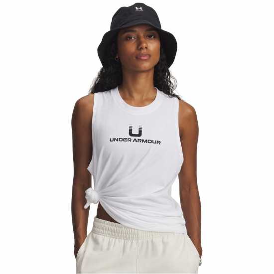 Under Armour Varsity U Tank Ld54 White Дамски тениски и фланелки