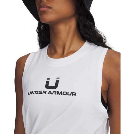 Under Armour Varsity U Tank Ld54 White Дамски тениски и фланелки