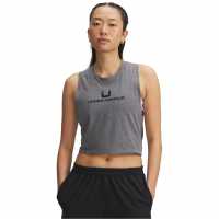 Under Armour Varsity U Tank Ld54 Черно сиво Дамски тениски и фланелки