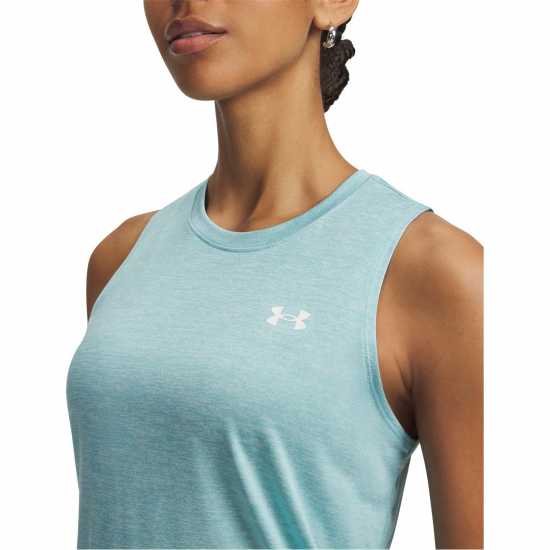 Under Armour Women's Tech Twist Tank Vest Blue Haze/White 