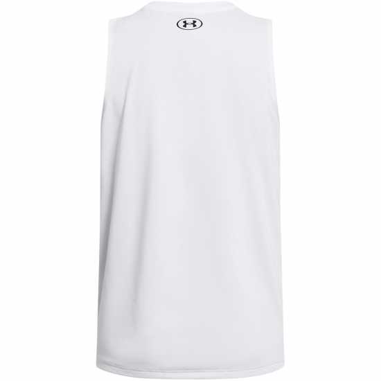 Under Armour Armour Tech Tank Solid Vest Womens White/Black Under Armour Armour Tech Tank Solid Vest Womens White/Black