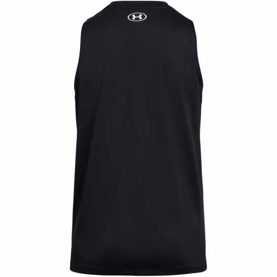 Under Armour Armour Tech Tank Solid Vest Womens Black/White Under Armour Armour Tech Tank Solid Vest Womens Black/White