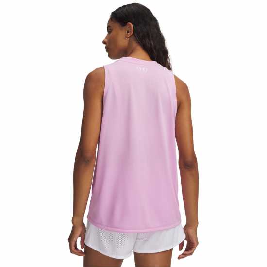 Under Armour Women's Tech Solid Tank Vest Pink/White 
