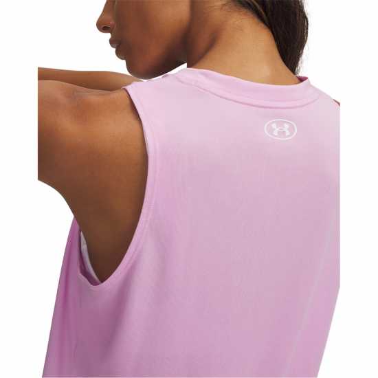 Under Armour Women's Tech Solid Tank Vest Pink/White 