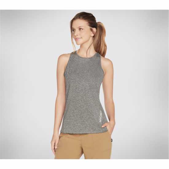 Дамски тениски и фланелки Skechers Diamond Blissful Tank Vest Womens Skechers Diamond Blissful Tank Vest Womens Дамски тениски и фланелки