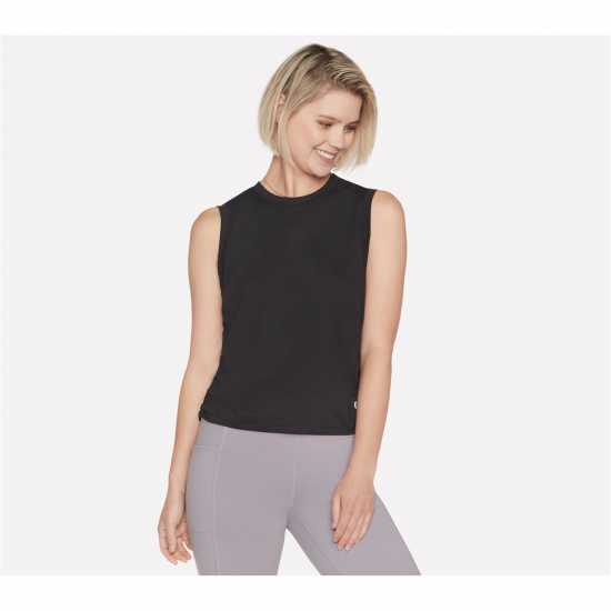 Дамски тениски и фланелки Skechers Godri Serene Tank Vest Womens Skechers Godri Serene Tank Vest Womens Дамски тениски и фланелки