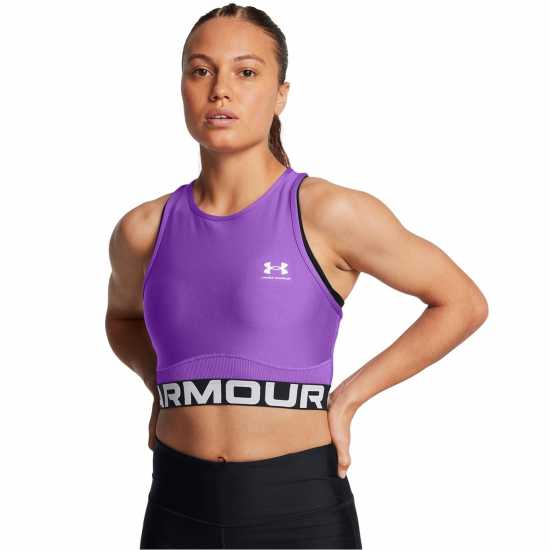Дамски тениски и фланелки Under Armour Heatgear Tank Ld99 Purple Under Armour Heatgear Tank Ld99 Purple Дамски тениски и фланелки