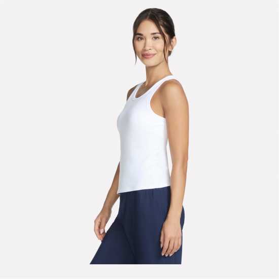 Skechers Gowalk Shelf Bra Tank Vest Womens White 