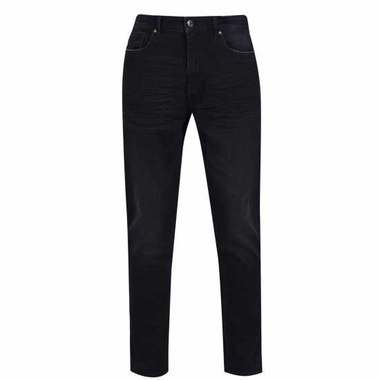 Firetrap Мъжки Слим Дънки Slim Jeans Mens Черно Мъжки дънки