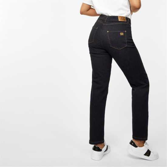 Biba Kiri Slim Straight Jeans Индиго Дамски дънки