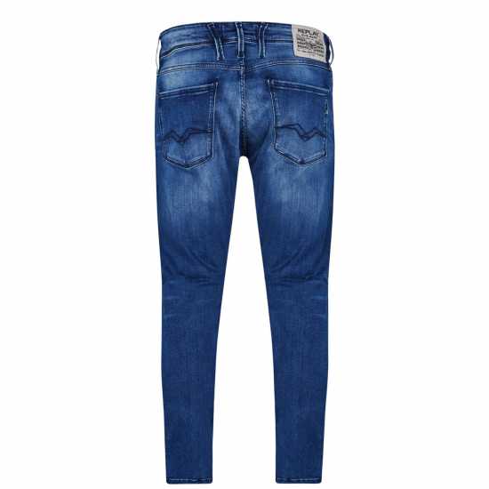 Replay Стеснени Дънки Anbass Slim Jeans Light Blue 010 