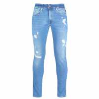 Replay Стеснени Дънки Anbass Slim Jeans Medium Blue 009 