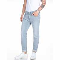 Replay Стеснени Дънки Anbass Slim Jeans 095Light Grey 
