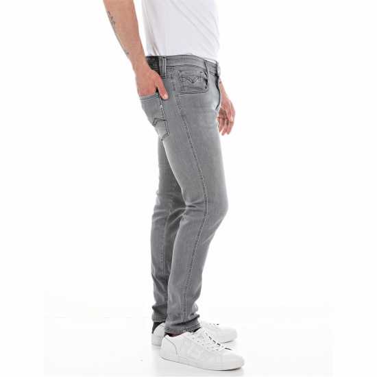 Replay Стеснени Дънки Anbass Slim Jeans Grey 096 