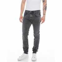 Replay Стеснени Дънки Hyperflex Anbass Slim Jeans Mid Grey Y83 