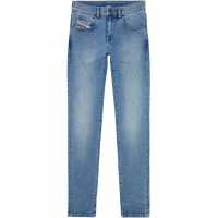 Diesel Стеснени Дънки D Strukt Slim Jeans Светло синьо 01 Denim Edit