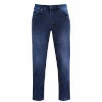 Pierre Cardin Мъжки Дънки Plain Straight Leg Jeans Mens Light Grey Мъжки дънки